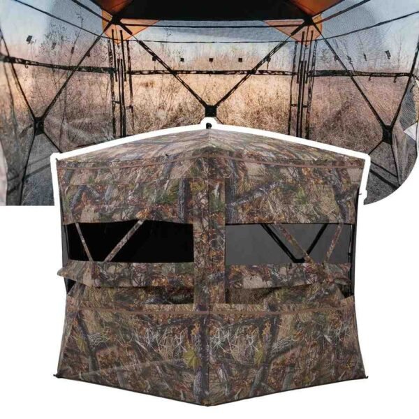 Barronett Blinds Insight 350 Ground Blind Fence Line Camo by Ardisam (River's Edge/ Barronett Blinds)