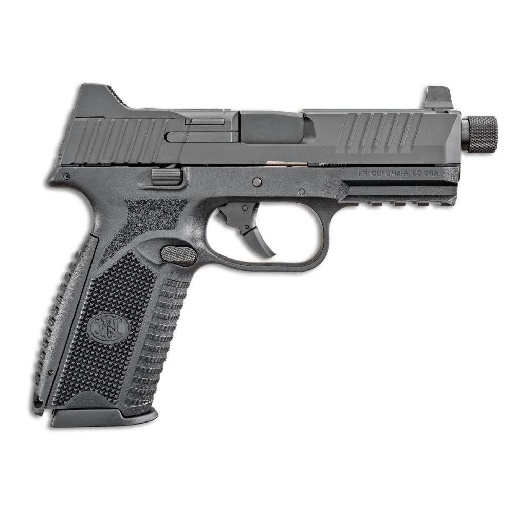 FN 509 Tactical Handgun 9mm Luger 10rd Magazines (2) 4.5" Threaded Barrel Black NMS by FN America / FN Herstal