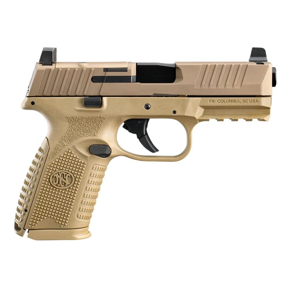 FN 509 Midsize MRD Handgun 9mm Luger 10rd Magazines (2) 4" Barrel FDE NMS by FN America / FN Herstal