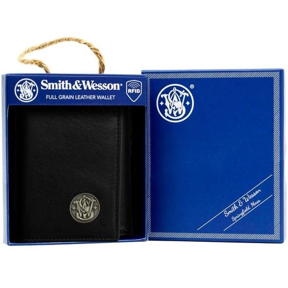 Smith & Wesson Tri-Fold Wallet Black by Rugged Rare