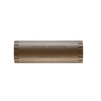 TacSol Aeris Compact Direct Thread Rimfire Suppressor Quicksand .22 LR 1" Dia 1/2? x 28 by Tactical Solutions