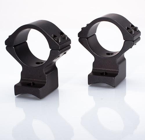 Talley Lightweight Alloy Scope Mount Combo 1" Remington 700-721-722-725-40X Med LA 20MOA Black
