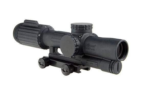 Trijicon VCOG Rifle Scope - 1-6x24mm Red Segmented Circle/Crosshair MOA Reticle w/ Thumb Screw Mt.