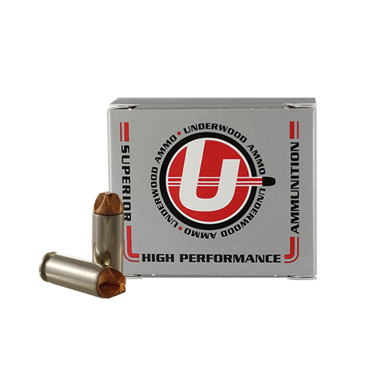 Underwood Xtreme Defender Hunting & Self Defense Handgun Ammunition 10mm Auto 115gr Solid 1700 fps 20/ct by Underwood Ammo