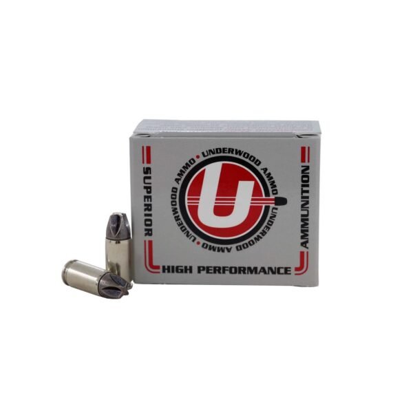 Underwood Defensive Handgun Ammunition 9mm Luger 68gr Solid 1700 fps 20/ct by Underwood Ammo