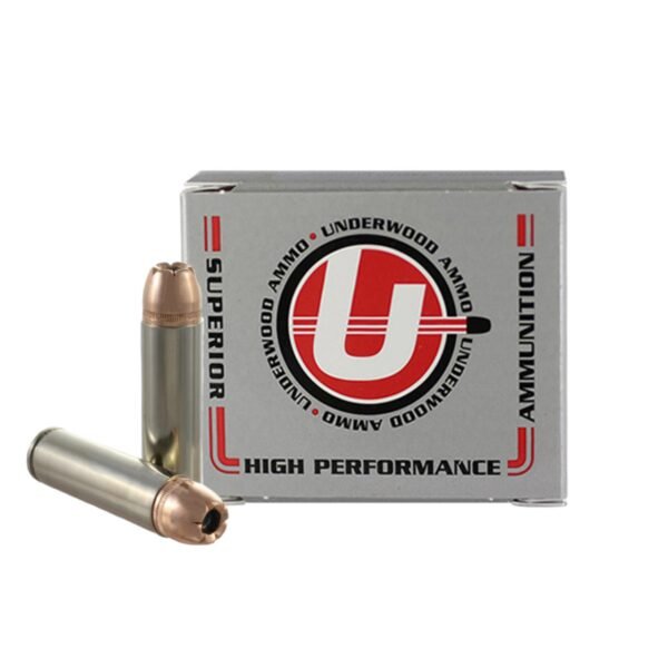 Underwood Handgun Ammunition .500 Auto Max 350gr JHP 2300 fps 20/ct by Underwood Ammo