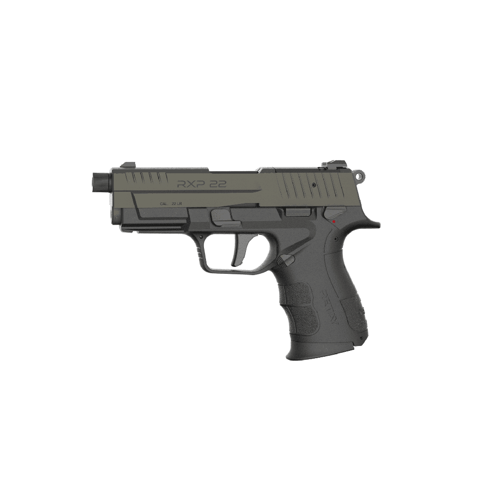 Retay RXP22 Handgun .22 LR 13rd Magazines(2) 4" Threaded Barrel OD Green Slide/Black Frame by Retay USA
