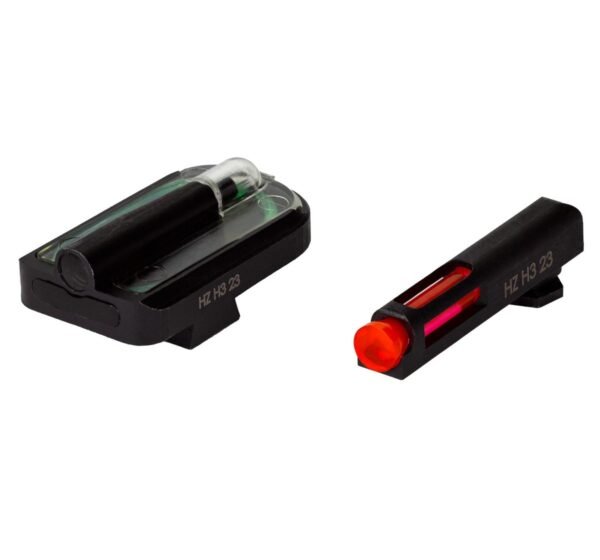 HI-VIZ FASTDOT H3 Red Front Green Rear Sight for Glock 9mm .40 S&W .357 Sig by North Pass Ltd. Hiviz