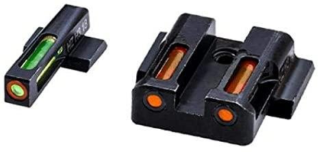 HIVIZ LiteWave H3 sight Orange/Green LitePipe/Orange front ring fits S&W Shield models by North Pass Ltd. Hiviz