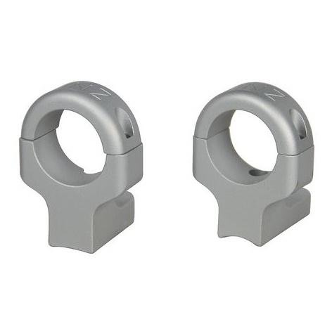 DNZ Game Reaper 2 2-Piece Ringmount (2 screws) - 1" High Silver Fits Howa 1500 Mossberg 100ATR 4X4 MVP Weatherby Vanguard…