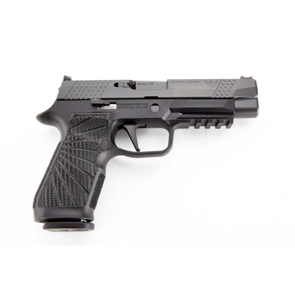 Wilson Combat/SIG P320 Full-Size Handgun 9mm Luger 17rd Magazines (2) 4.7" Barrel Black Grip Module Action Tune Straight…