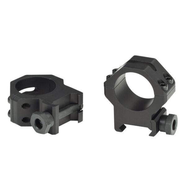 Weaver 4-Hole Tactical Picatinny Aluminum Scope Rings 1" High Matte