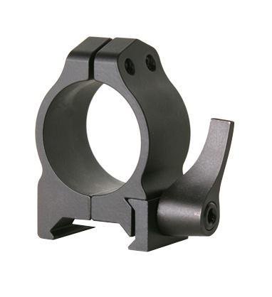 Warne 2-Piece Maxima QD Scope Ringmounts with Grooved Receiver - Ruger 77 M77 Hawkeye 1" Medium Matte