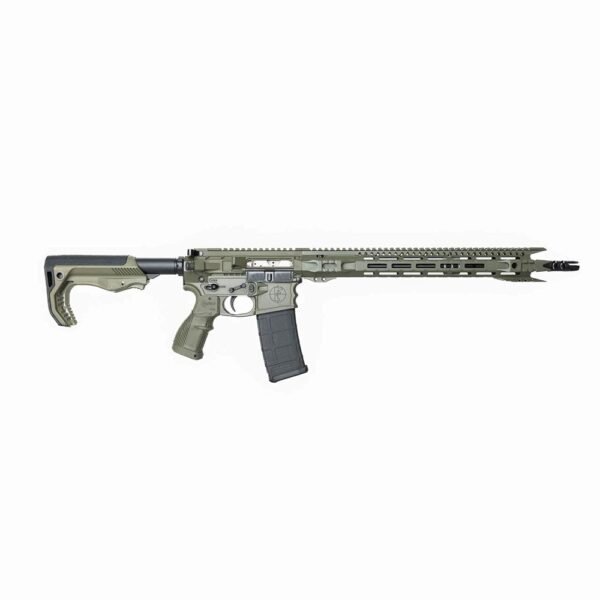 Fostech Stealth Raptor Rifle 5..56mm 30rd Magazine(1) 16" Barrel Mach-1 Rail OD Green by FosTech Outdoors