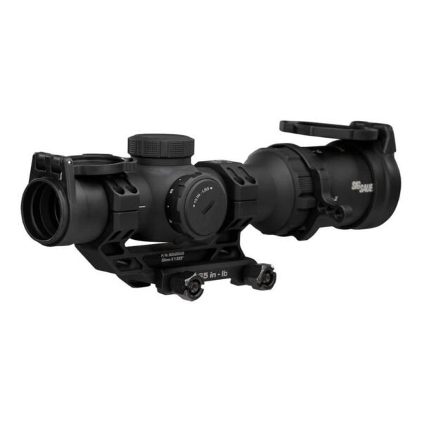 Sig Sauer Tango-MSR Compact Rifle Scope 1-6x24mm 30mm SFP BDC6 Illum Black with Mount