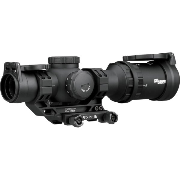 Sig Sauer Tango-MRS Compact Rifle Scope 1-6x24 30mm SFP BDC6 Illum. Black with Romeo 1 Red Dot
