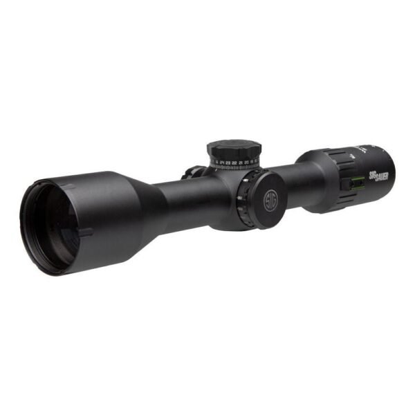 Sig Whiskey6 Rifle Scope 3-18x44 30mm SFP Multi-Lock Zero Stop MOA Milling Hunter 2.0 Non-Illum Black by Sig Sauer