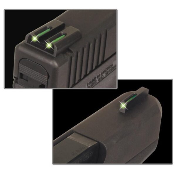 Truglo TFO Tritium/Fiber-Optic TFO Day/Night Sights Fit Springfield XD XDM (excluding 5.25" Comp Series) and XDS - Front…
