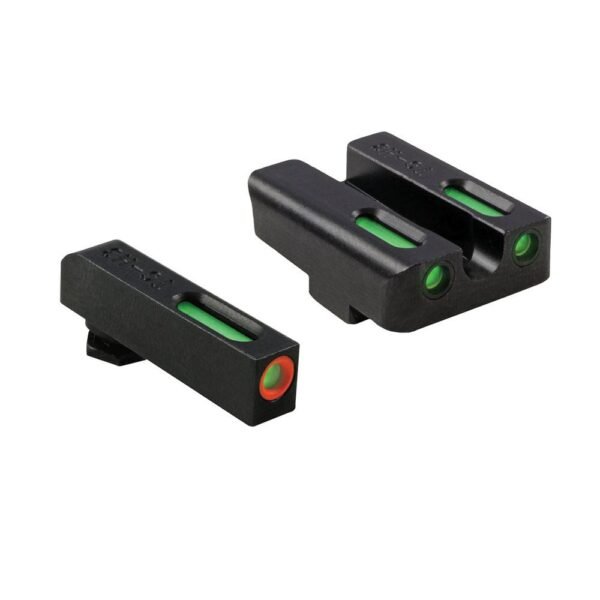 Truglo TFX Pro Tritium/Fiber-Optic Day/Night Sights Fit Glock 17 17L 19 23 24 26 27 33 34 35 38 39 45 - Orange Outline…