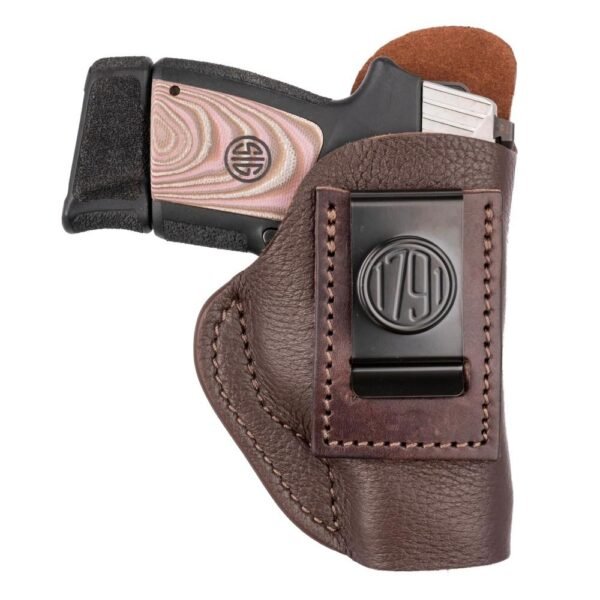 1791 Fair Chase Deer Skin IWB Holster Size 1 Brown LH by 1791 Gunleather