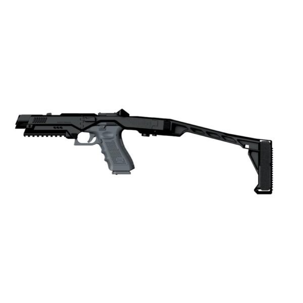Roni Corporation Nano Roni Glock 17/19/19X/22/23/25/31/32/45 Gen 3-5 Black with Brace by 1791 Gunleather