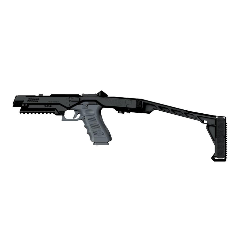 Roni Corporation Nano Roni Glock 17/19/19X/22/23/25/31/32/45 Gen 3-5 Black with Brace by 1791 Gunleather