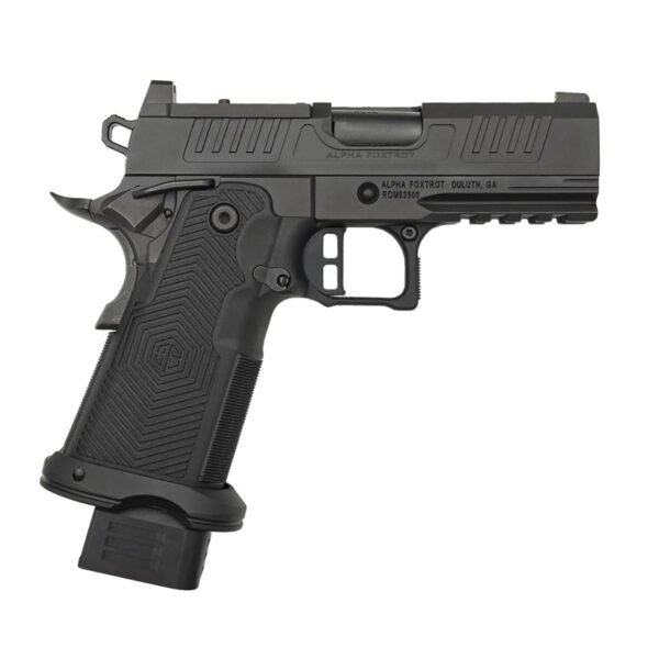 AF1911-ROMULUS 9MM 17 & 20 Rnd Magazines (1 Each) 3.5" BULL Barrel DLC Black MOS Optic Cut by Alpha Foxtrot