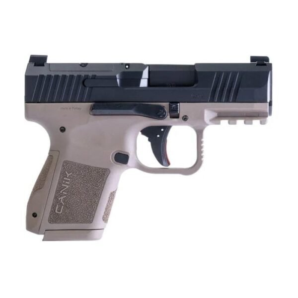 Canik METE MC9 CA Compliant Handgun 9mm Luger 10rd Magazine(2) 3.18" Barrel FDE Frame/ Black Slide by Century Arms