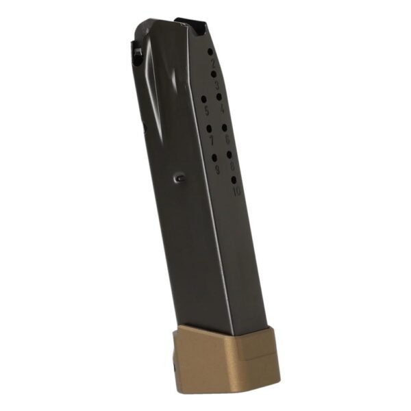 Canik Full Size Handgun Magazine with TTI Baseplate Bronze 9mm Luger 10/rd by Century Arms