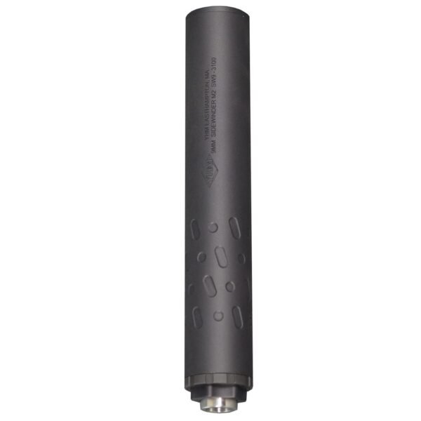 YHM 9mm Sidewinder M2 Direct Thread Suppressor 9mm Luger Aluminum/Steel Black 1/2?-28 by Yankee Hill Machine