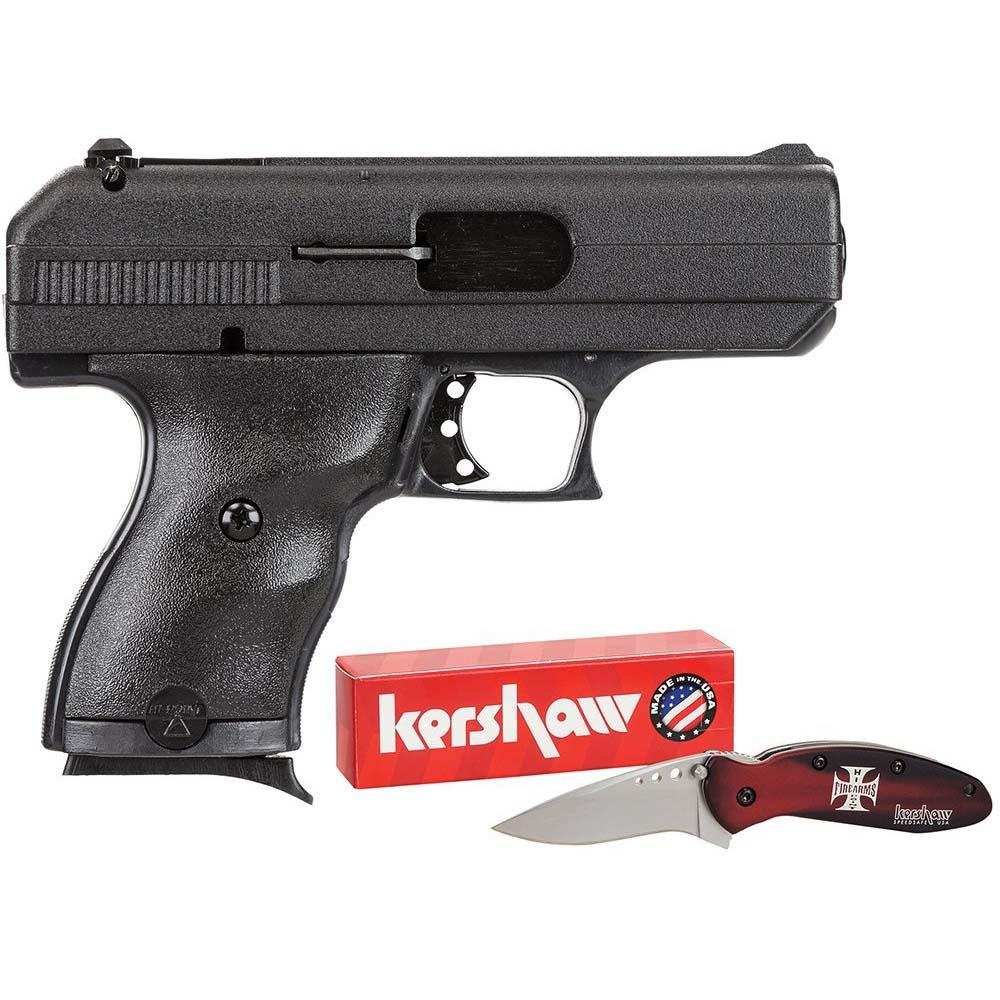 Hi-Point C9 Compact Handgun 9mm Luger 8rd Magazine 3.5" Barrel w/Kershaw Knife by Hi Point Firearms