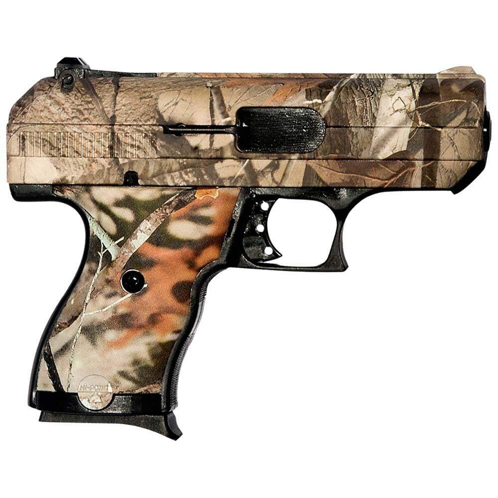 Hi-Point C9 Compact Handgun 9mm Luger 8rd Magazine 3.5" Barrel Woodland Camo by Hi Point Firearms