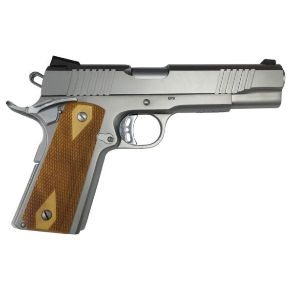 Rock Island Armory Rock 1911 Full Size Handgun 10mm 8rd Magazine 5" Barrel Stainless Steel with Wood Grip by Armscor/Rock…
