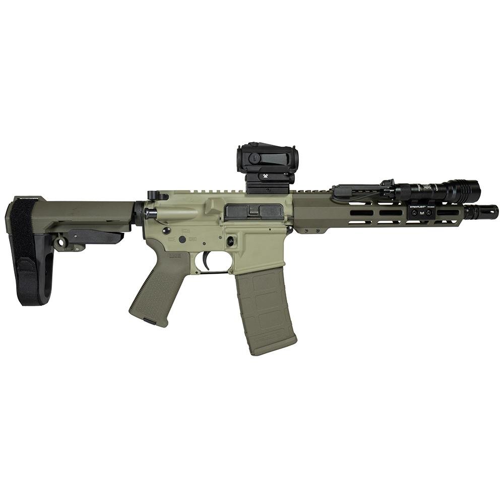 Shark Coast Grassy Knoll AR Pistol Bundle 5.56mm 30rd Magazine 10.5'' Threaded Barrel Vortex Sparc Red Dot Streamlight…
