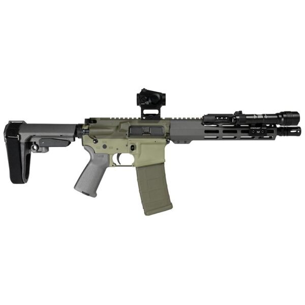 Shark Coast Bugbear AR Pistol Bundle 5.56mm 30rd Magazine 10.5'' Threaded Barrel Vortex Crossfire Red Dot Streamlight…