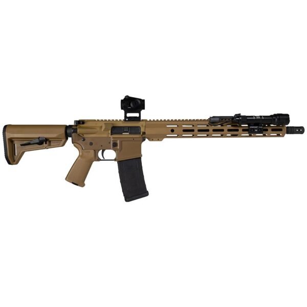 Shark Coast Tactical "Sunrise" AR-15 Rifle 5.56mm 30rd Magazine 16" Barrel 15" Handguard Vortex Crossfire & Streamlight…