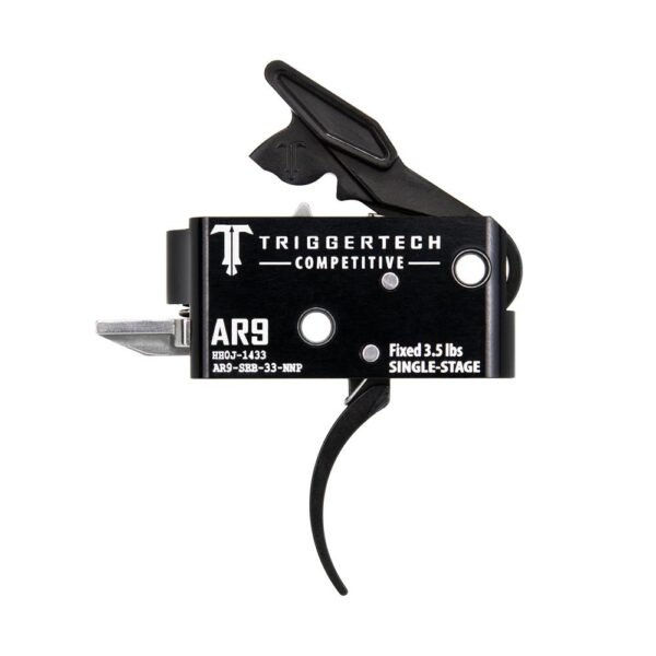 TriggerTech AR-9 Competitive Single Stage Rifle Trigger 3.5 lbs Curved by Trigger Tech