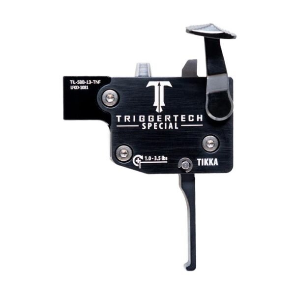 TriggerTech Special Tikka Rifle Trigger 1-3.5 lbs Flat LH Black by Trigger Tech