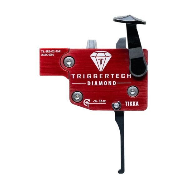 TriggerTech Tikka Diamond Trigger 4-32 oz Flat LH Black by Trigger Tech