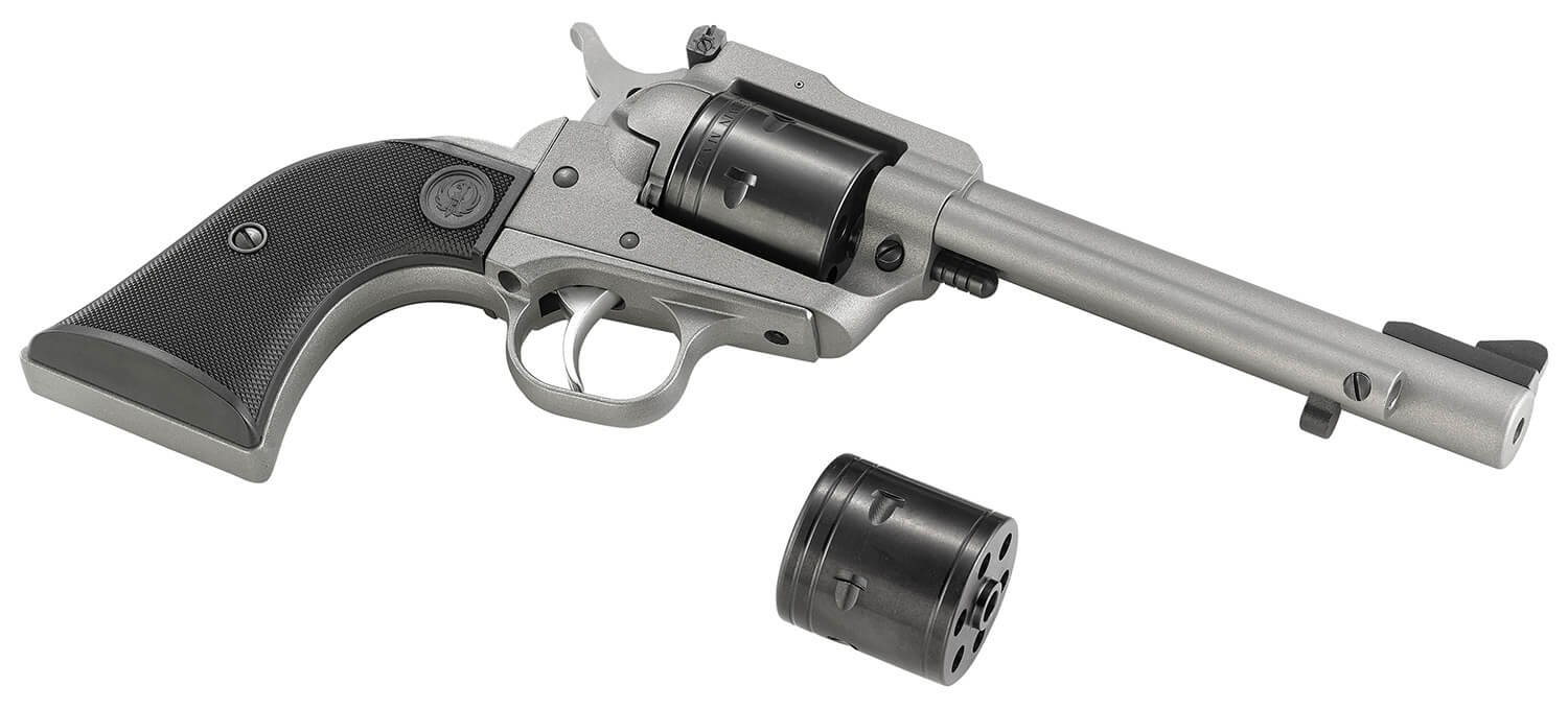 RUGER SUPER WRANGLER 22LR/WMR 5.5" 6RD SILVER by Ruger / Sturm, Ruger & Co.