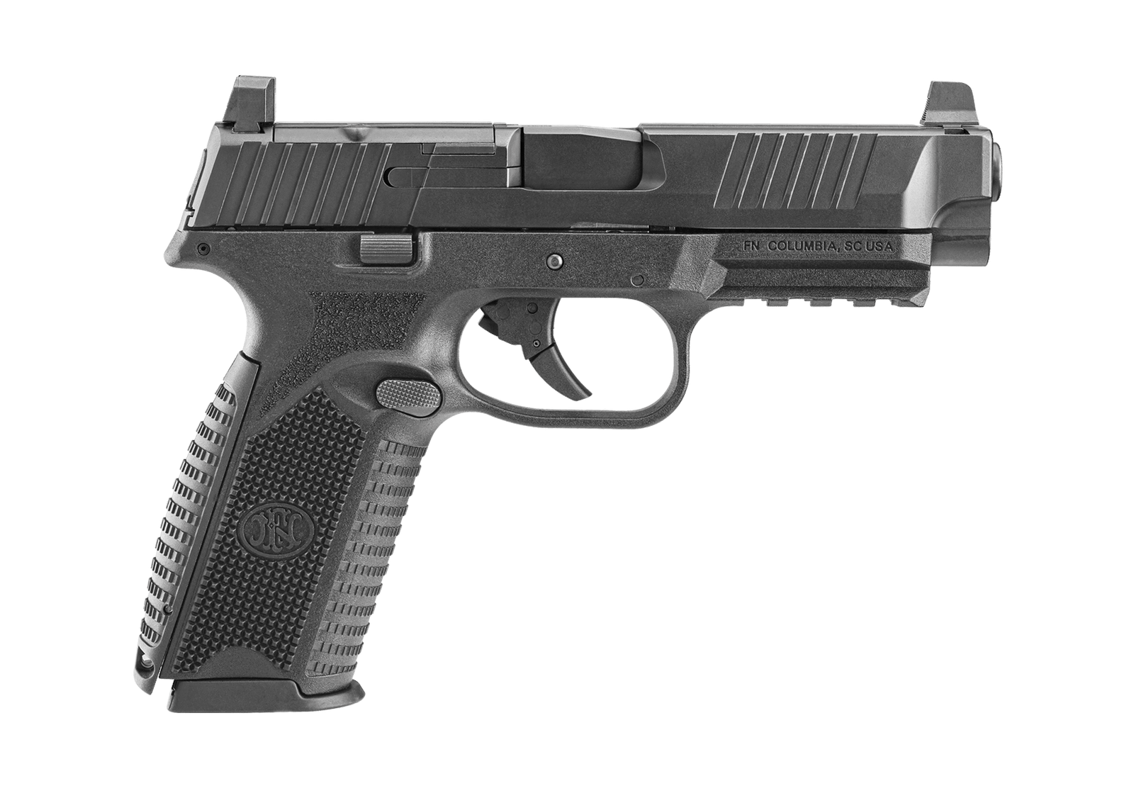 FN 509F MRD NMS 4.5" BLACK 2-17RD MAGS by FN America / FN Herstal