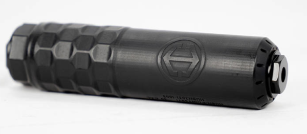 HUSH-POINT 30 SUPPRESSOR .30 CAL INCONEL FLOW-THRU, DT/HUB, 1/2X28 & 5/8X24 CAPS, FULL-AUTO RATED by Hi Point Firearms