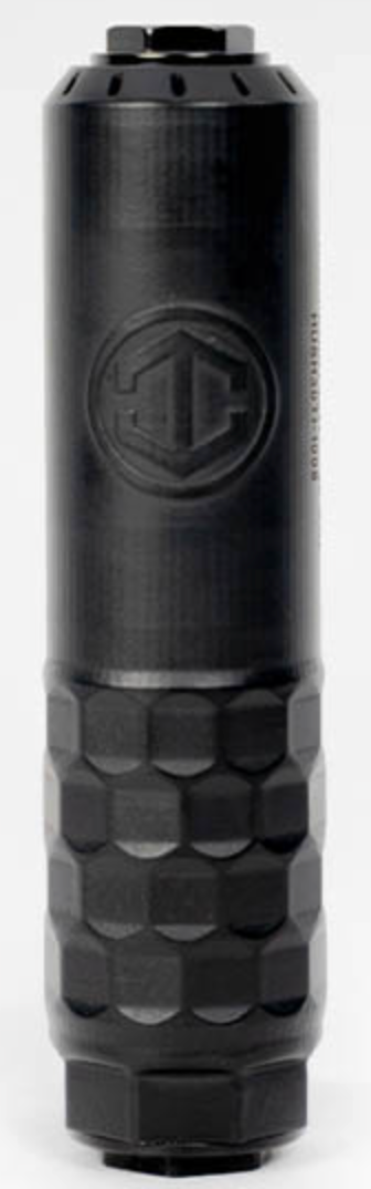 HUSH-POINT 30 SUPPRESSOR .30 CAL TITANIUM FLOW-THRU, DT/HUB, 1/2X28 & 5/8X24 CAPS INCLUDED by Hi Point Firearms