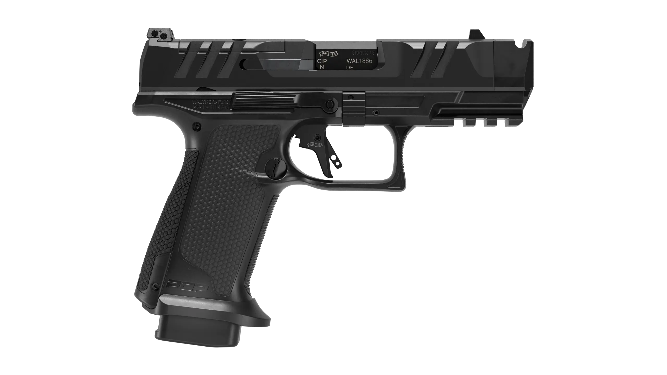 WALTHER PDP F-SERIES PRO-X 9MM 3.75" COMPENSATED PISTOL BLACK 3-10RD MAGS by Walther Arms
