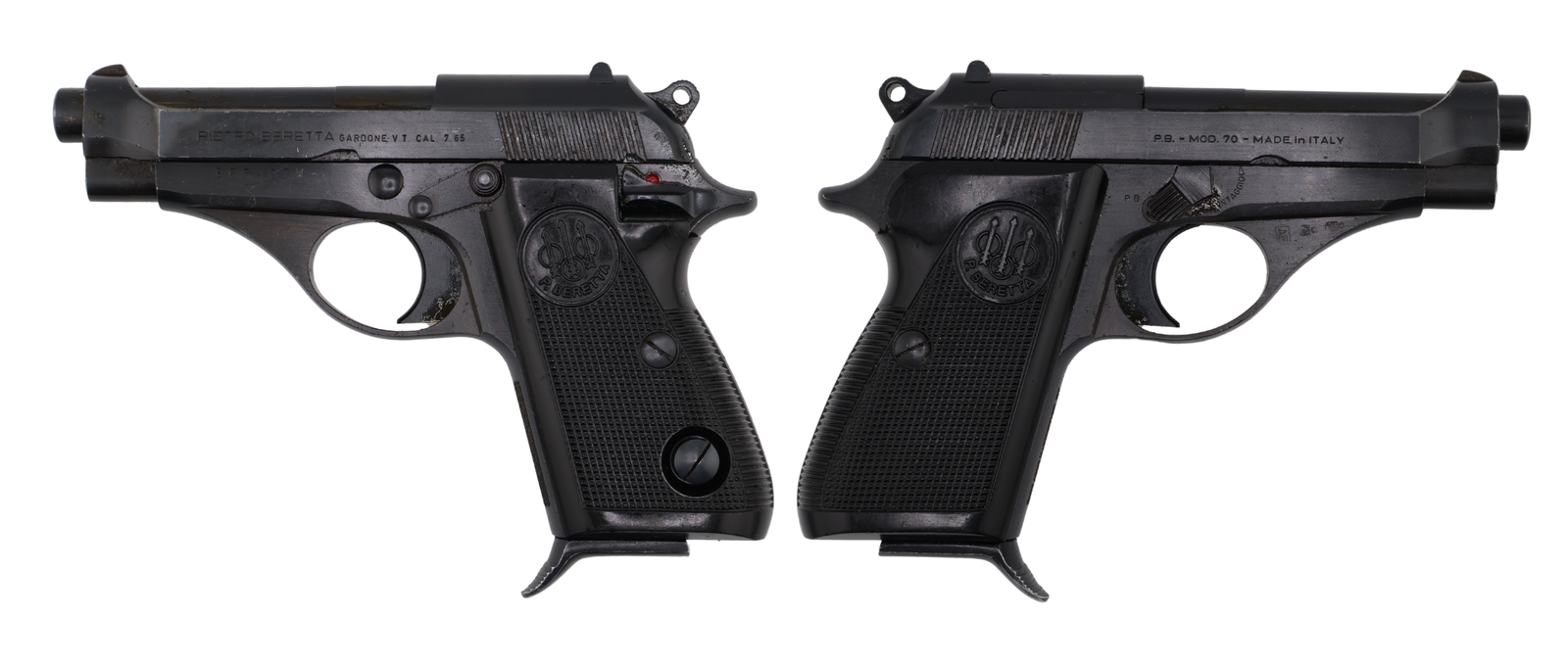 BERETTA M70 SURPLUS 32ACP PISTOL BLUED, SIDE THUMB SAFETY, A GRADE C&R by Navy Arms