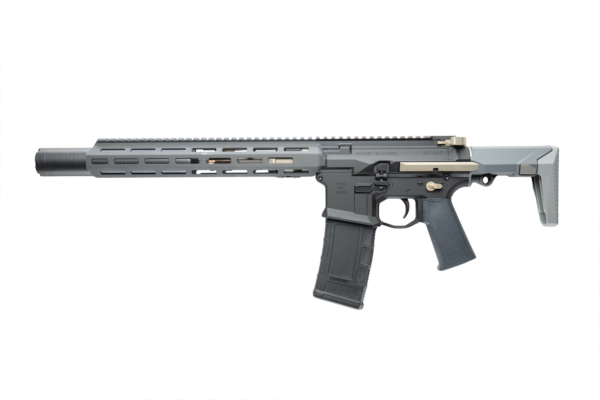 Q HONEY BADGER SBR SD 300BLK 7" ARMOR BLACK 1-30RD GEISSELE TRIGGER (Q-HB-SILENCER) 1-100 by Q LLC