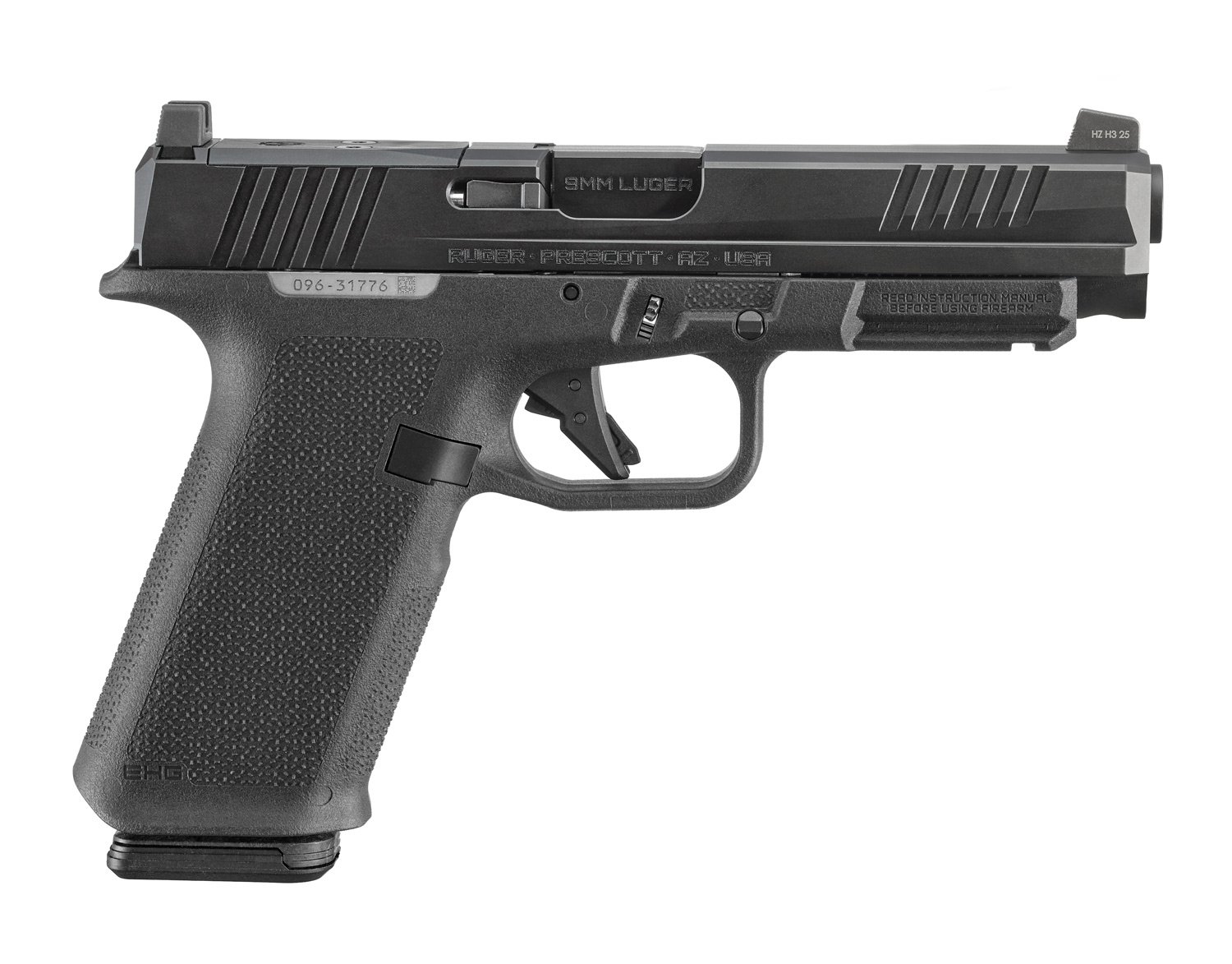 RUGER RXM 9MM PISTOL 4.5" BBL BLACK MAGPUL EHG, O.R. 2-17RD MAGS by Ruger / Sturm, Ruger & Co.