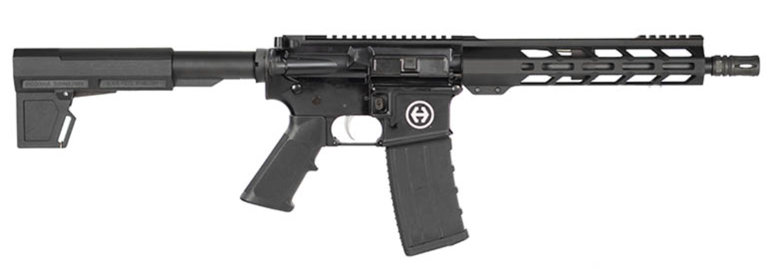 HI POINT HP15P 5.56 PISTOL 10.5" BBL, 9.5" MLOK BLACK BLADE/BRACE 1-30RD MAG by Hi Point Firearms