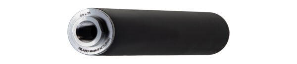 INLAND I-CAN II 7.5" Stainless Steel Black Ceramic .45 (.578x28) Suppressor, .578x28 direct thread b by Inland Manufacturing