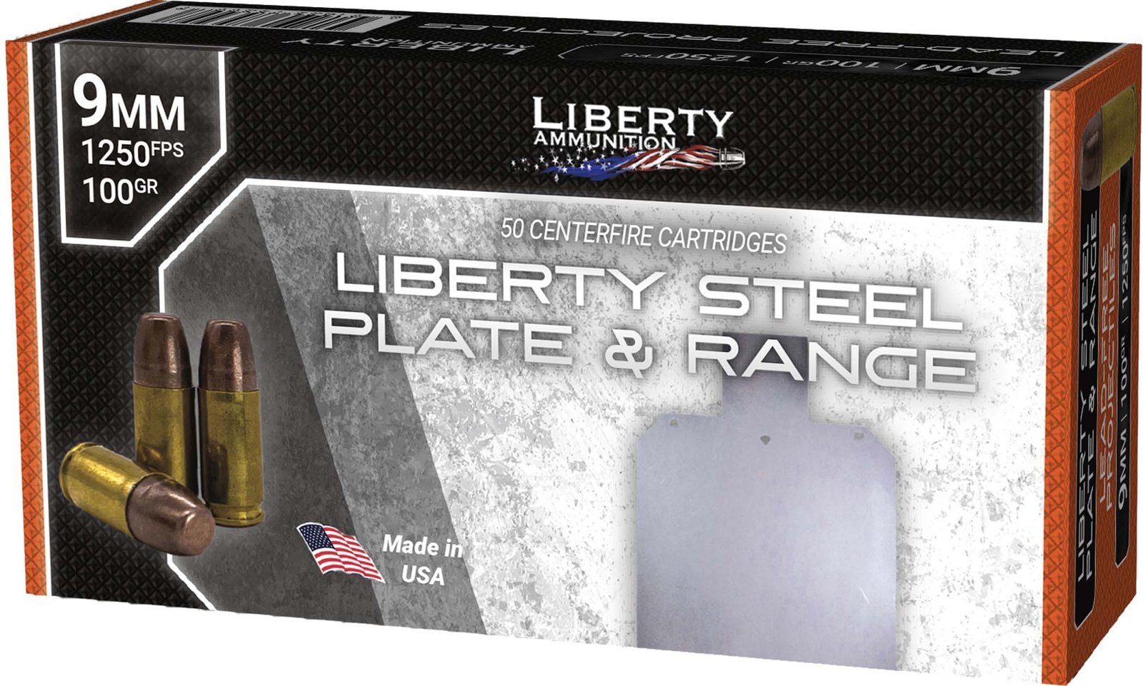 LIB 9MM 100GR STLPLT RNGE 50RD by Liberty
